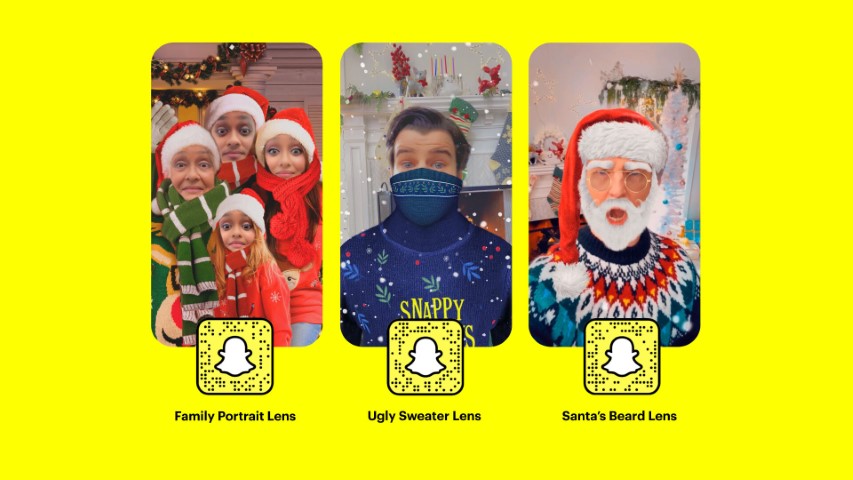 Snapchat Holiday Lenses